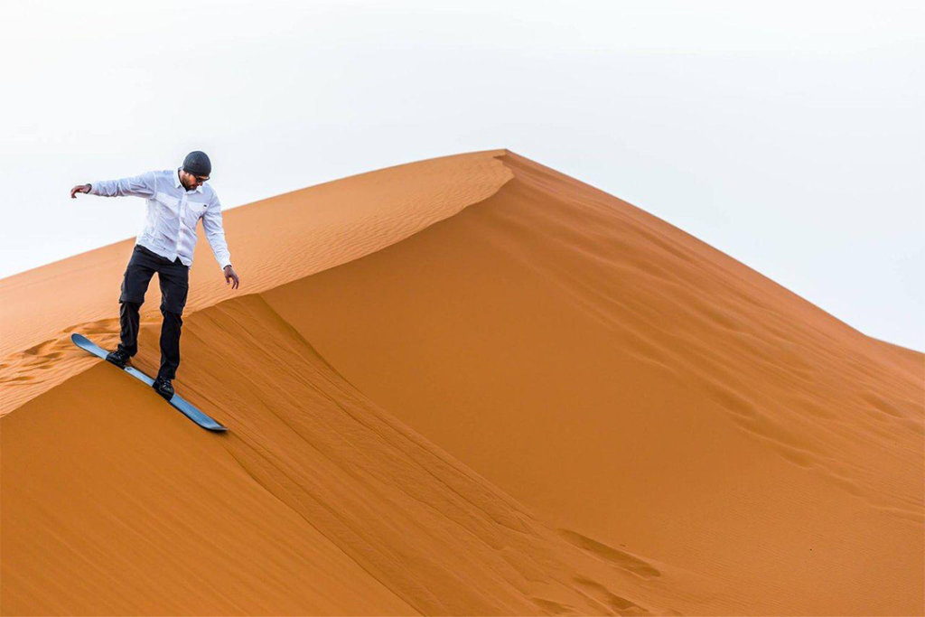 Desert Dunes Erg Chebbi Sandboard