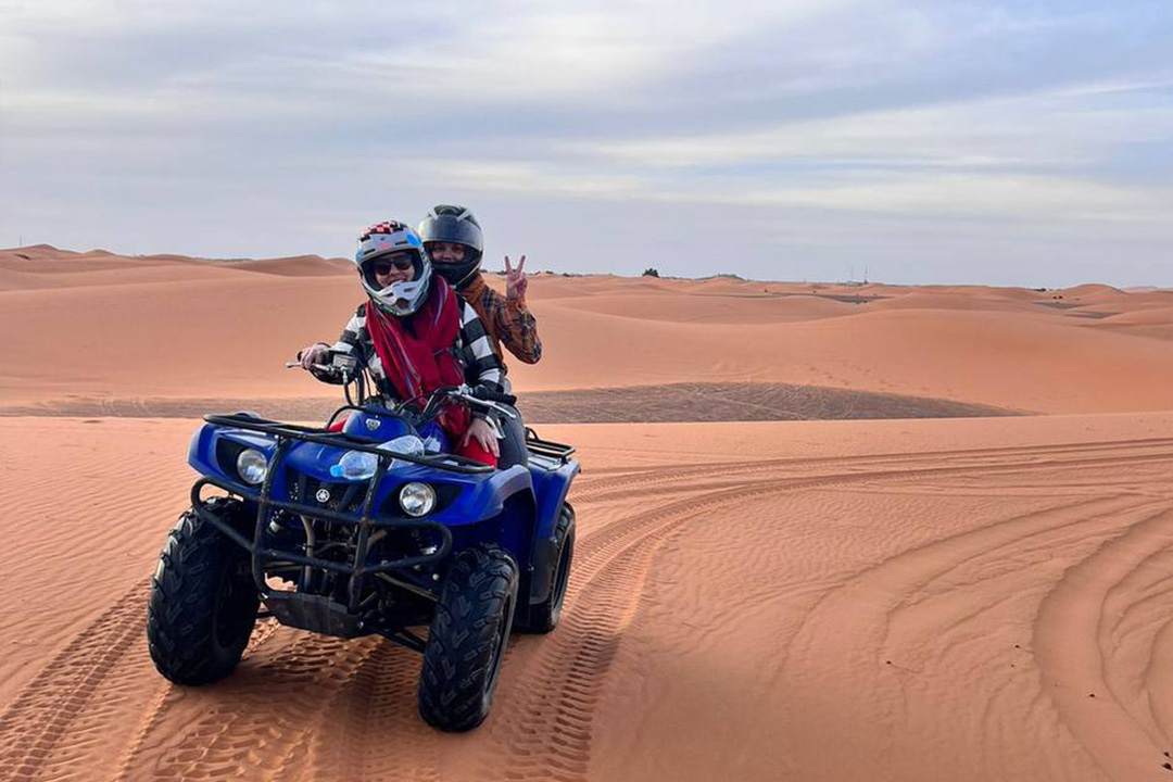 Merzouga ATV Quad Biking in Morocco desert