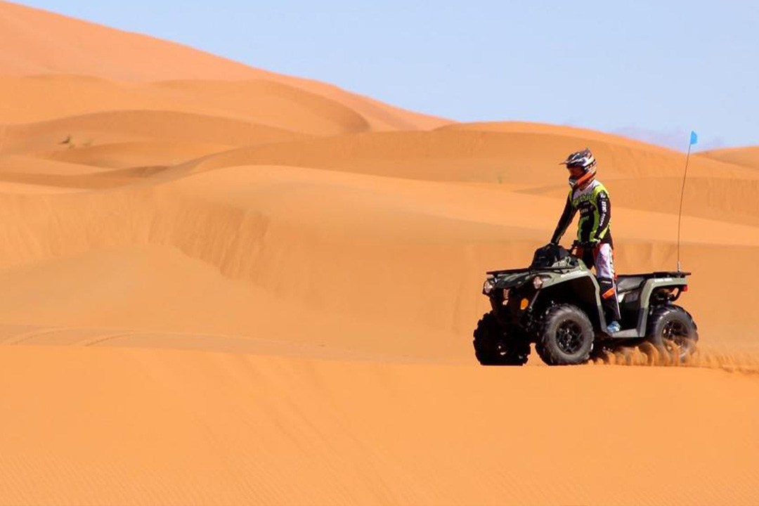 ATV Quad Biking in Morocco Sahara desert